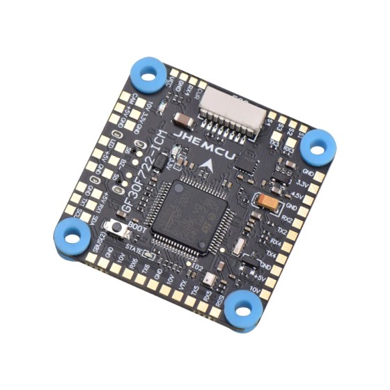 Wholesale JHEMCU GF30F722-ICM F7 Flight Control Dual BEC 10V OSD HD 3-8S Input 30X30mm for HD Drones DIY Parts